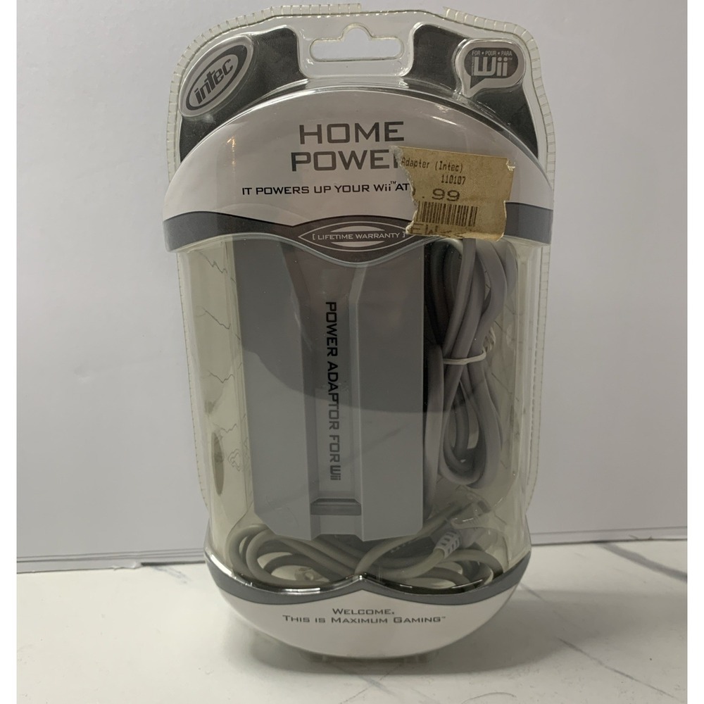 Intec Home Power For  Nintendo Wii G5691 Power Adapter New